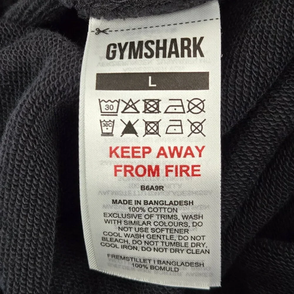Gymshark Women Activewear‎ Pants L Black Lifting Straight Leg Joggers 28